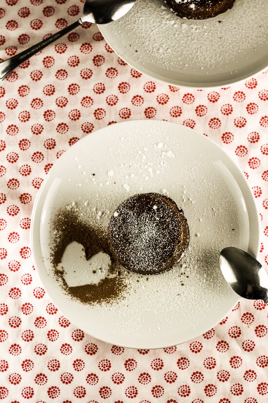 molten chocolate lava cake | What's On My Plate